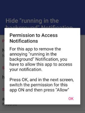 Give permission app to access notification on Oreo