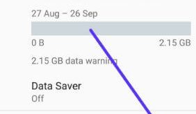 Reduce mobile data usage on android Oreo 8.0 device