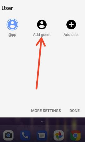 Set up and use guest mode on android Oreo 8.0