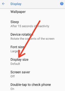 Change icon size on Pixel 2 and Pixel 2 XL