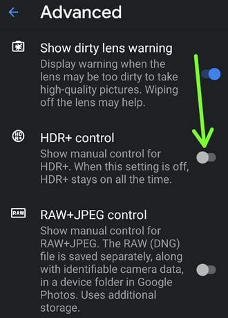How to Enable HDR+ on Pixel 2 XL