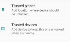Set up and use smart lock on android Oreo 8.0