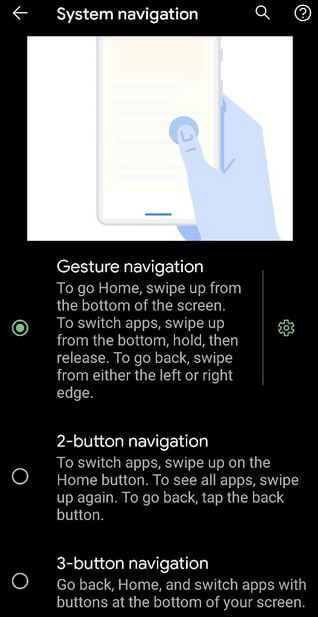 Turn On and Use Full Screen Gestures on Pixel 2