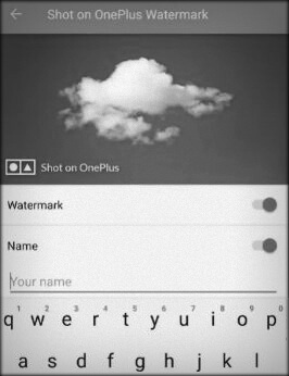 Ativar foto no OnePlus Watermark OnePlus 5
