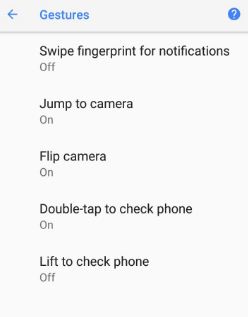 How to use gestures on android 8.1 Oreo
