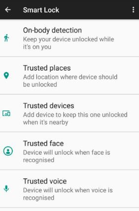 How to use smart lock on OnePlus 5T
