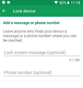 Add message or phone number to lock screen to find stolen Pixel 2 XL