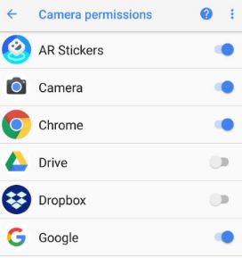Control app permission on android 8.1 Oreo