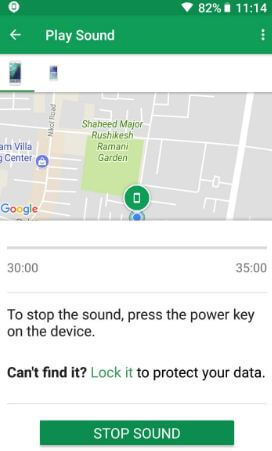 Find lost Pixel 2 and Pixel 2 XL using Find my device app