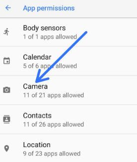 How to control app permission on android 8.1 Oreo