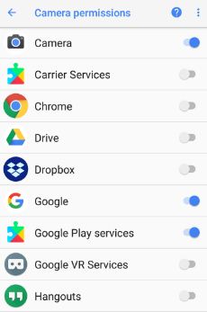 Manage app permissions on OnePlus 5T
