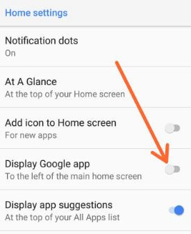 how to disable google news feed on