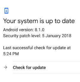 How to fix swipe issue in Google Pixel after android 8.1 update