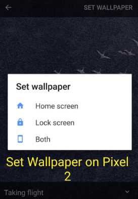 How to set lock screen wallpaper on Pixel 2 and Pixel 2 XL