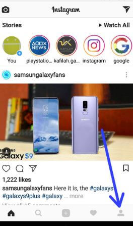 Instagram profile icon in android devices