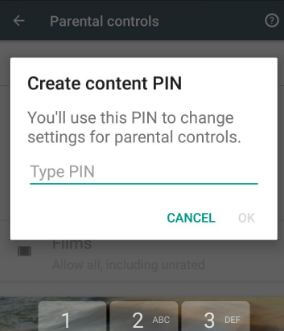 Set up parental controls in android Oreo
