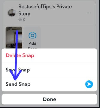How to Share Private Story on Snapchat
