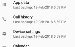 How to backup call logs in android 8.0 Oreo