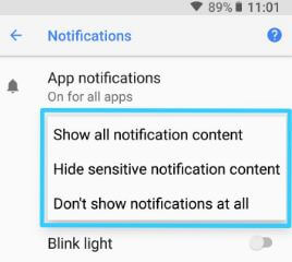 How to change lock screen notifications galaxy S9 and galaxy S9 Plus