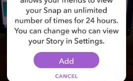 How to create story on Snapchat in android phone