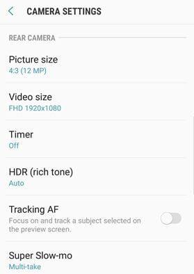 Best camera settings for galaxy S9 and galaxy S9 plus