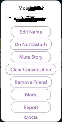 Block someone on Snapchat without them knowing