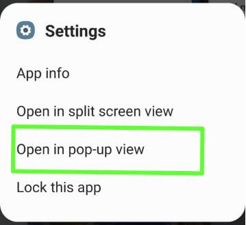 Enable Pop-up View on Samsung Galaxy S9 & S9 Plus For Individual App