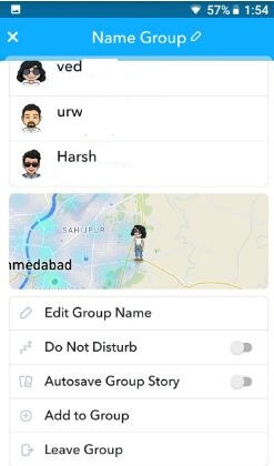 Group video chat settings Snapchat android