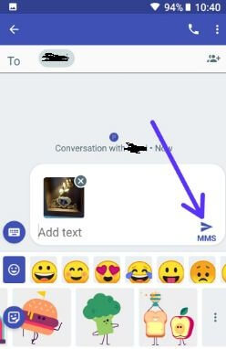 How to attach a picture to a text message on Google Pixel