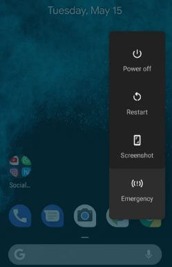 Add lockdown option in android P power menu
