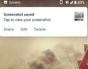 Capture screenshot in android P 9.0