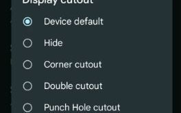 How to Change Simulate Display With Cutout on Android 13, Android 12, and Android 11