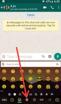 How to add Bitmoji to WhatsApp android