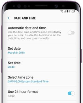 How to change time on Galaxy S9 and Galaxy S9 Plus
