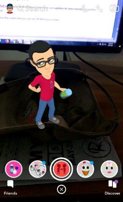 How to get 3D Bitmoji on Snapchat android device