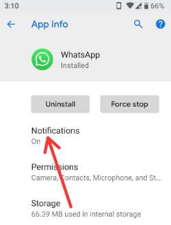 WhatsApp group notifications in android devices