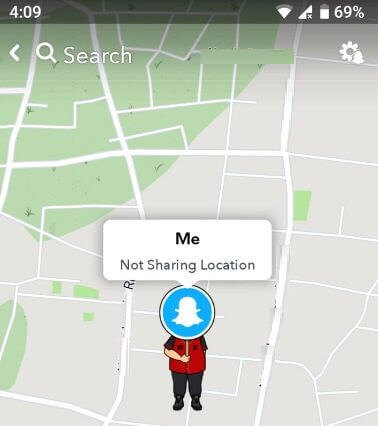 Enable Ghost mode on Snapchat android phone