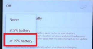 How to turn on battery saver in OnePlus 6