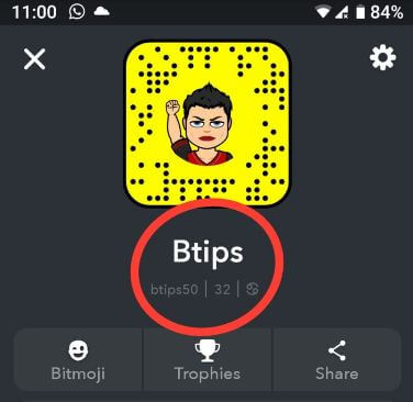 Change Snapchat username on android device