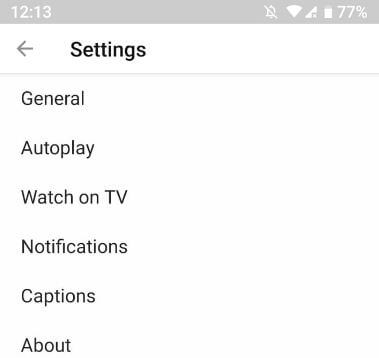Change YouTube’s Incognito mode settings in android