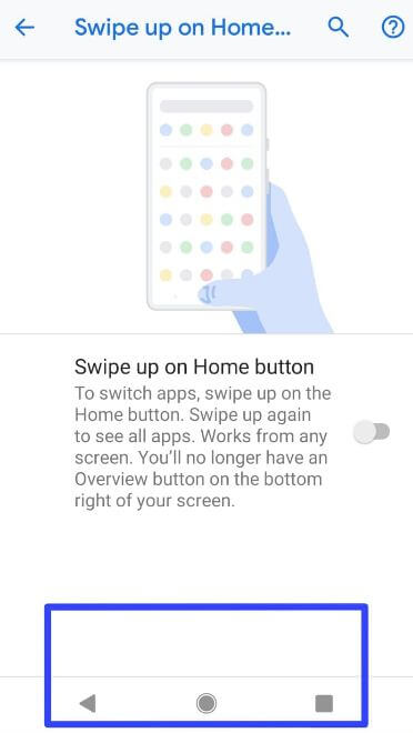 Enable Gesture navigation in Pixel 3 and Pixel 3 XL