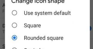 How to change icon shape in android P 9.0