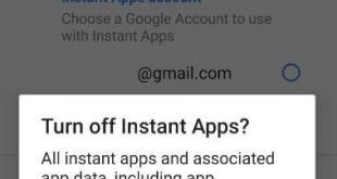How to disable instant apps android Oreo
