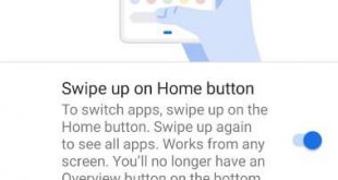 How to enable Gesture navigation in Pixel 3 XL