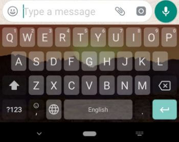 New icon in keyboard switcher in android P 9.0