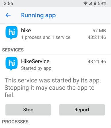 View running app in android Oreo device