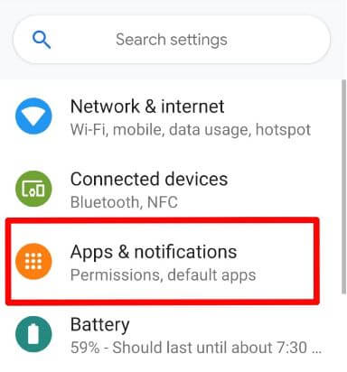 Android 9 Pie apps and notifications settings