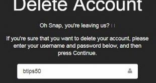 How to delete Snapchat account on android device