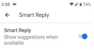 How to enable smart reply in android messages