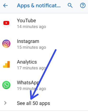 Turn off individual app notifications in android P